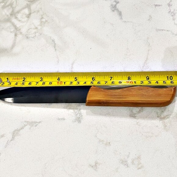 Raw Star Kitchen Knife Ceramic ?Signature Wood Handle 10" New Vintage Boxed - Picture 6 of 7